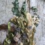 Preserved Eucalyptus And Dried Flower Christmas And Winter Wreath Kit, thumbnail 3 of 6