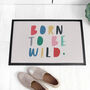 Personalised Colourful Message Indoor Doormat, thumbnail 1 of 5