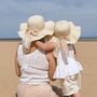 Girls Matching Mummy And Me Straw Hat, thumbnail 1 of 4