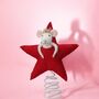 Wool Mouse Star Tree Topper, thumbnail 1 of 2