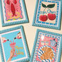 Mon Cheri Cherry Wall Art | Hand Painted Kitchen Print, thumbnail 10 of 13