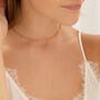 Coral And Gold Choker Necklace, thumbnail 1 of 5
