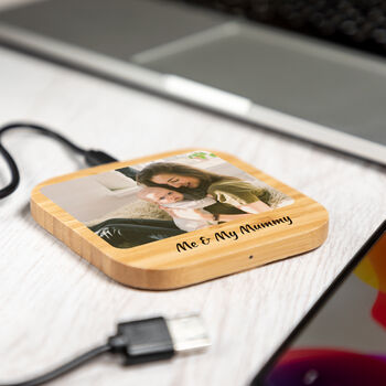 Personalised Wireless Charger With Photo, 2 of 4