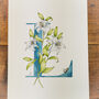 L Is For Lily Initial Print, Personalised, thumbnail 3 of 7