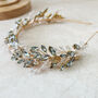 Pale Green Crystal Tiara, thumbnail 4 of 6