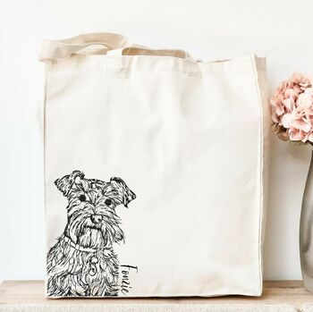 Personalised Dog Canvas Tote, 2 of 7
