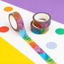 Rainbow Stationery Washi Tape, thumbnail 1 of 4