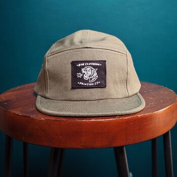 Organic Five Panel Angry Tiger Cap, 3 of 4
