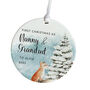Nanny And Grandad Personalised First Christmas Ornament, thumbnail 3 of 7