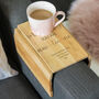 Personalised Engraved Arm Rest Tray, thumbnail 4 of 4