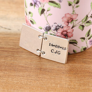 Godmother Keepsake Christening Gift Pewter Mini Folding Card, 2 of 7