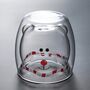 Cute Animal Double Wall Glass Cup, thumbnail 7 of 11