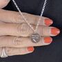 Sterling Silver Feather Necklace Bereavement Or Comfort Gift, thumbnail 1 of 3