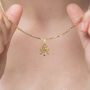 Queen Bee Necklace In 18ct Gold Plated Sterling Silver, thumbnail 3 of 11