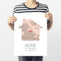 'Home Is Where The Heart Is' Map Print, thumbnail 9 of 11