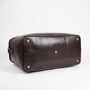 Tan Leather Holdall, Flight Bag, Gym Bag, thumbnail 5 of 6