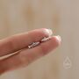 Trout Fish Stud Earrings In Sterling Silver, thumbnail 4 of 12