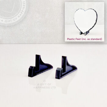 Large Heart Rock Photo Slate For Family Moments, 3 of 5