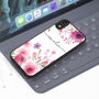 Personalised iPhone Case Pink Flowers, thumbnail 2 of 2