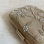 Dark Gold Pearl Rectangular Clutch Bag, thumbnail 10 of 10
