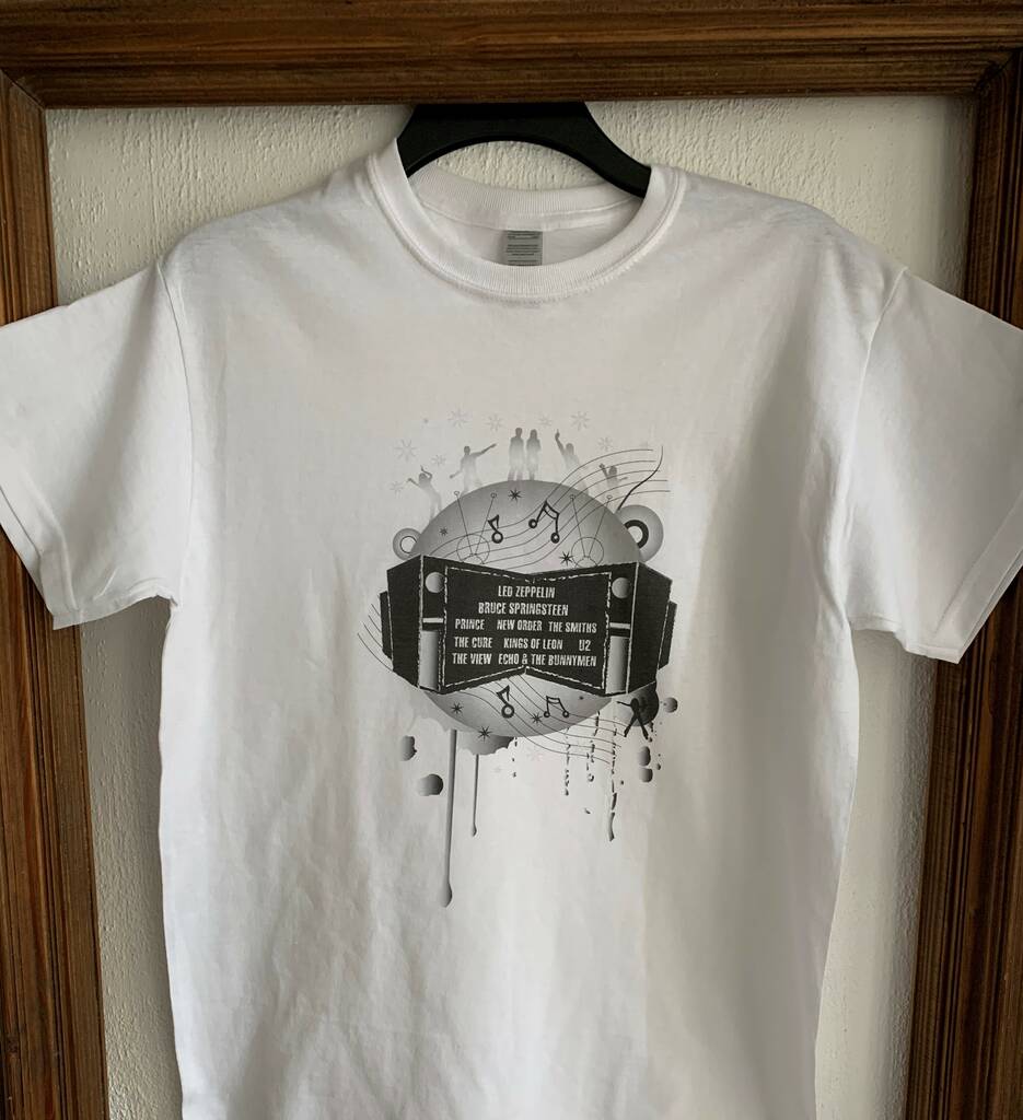 Dream Festival Line Up T Shirt By Rael & Pappie | notonthehighstreet.com