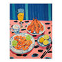 Party Shrimp Seafood Kitchen Foodie Wall Art Print, thumbnail 6 of 6