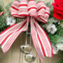 Candy Cane Forest Luxury Faux Christmas Wreath, thumbnail 8 of 10