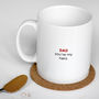 Personalised You're My Hero Father's Day Mug, thumbnail 3 of 3