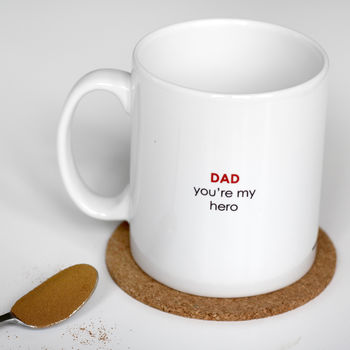 Personalised You're My Hero Father's Day Mug, 3 of 3