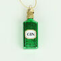 G Decor Set Of Four Glass Gin And Prosecco Decorations, thumbnail 4 of 4