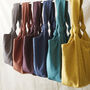 Fair Trade Vegan Comfy Everyday Shoulder Bag Zip Close, thumbnail 1 of 12