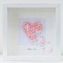 Baby Loss 3D Pink Butterfly Heart Memorial Picture, thumbnail 1 of 3