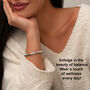 Blue Ocean Jasper Aromatherapy Bracelet With Relaxing Essential Oil, thumbnail 8 of 8