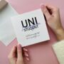 Personalised Uni Student University Card, thumbnail 1 of 2