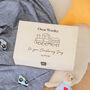 Personalised Train Keepsake Gift For Boy Or Girl Nursery Christening Present For Kids, thumbnail 1 of 3