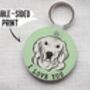 Golden Retriever Keyring, thumbnail 3 of 6