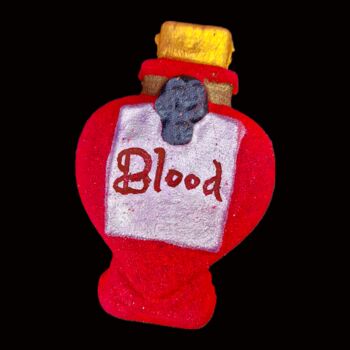 Horror Bottle Of Blood Bath Bomb, 3 of 3