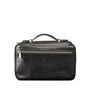 Elegant Leather Double Zip Wash Bag. 'The Cascina', thumbnail 3 of 12