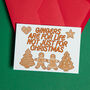 Gingerbread For Life Christmas Card, thumbnail 1 of 2