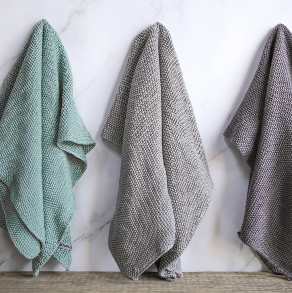 Wild and Stone - Organic Cotton Hand Towel - exist green
