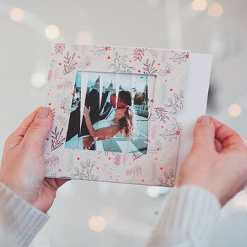 Personalised Couples Photo Reveal Christmas Card, 5 of 11