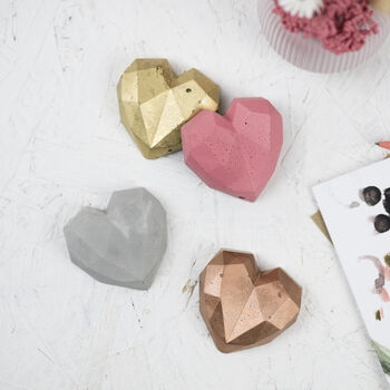 Copper Concrete Love Heart, 3 of 5