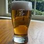 Personalised 40th Birthday Gift Star Pint Glass, thumbnail 1 of 6
