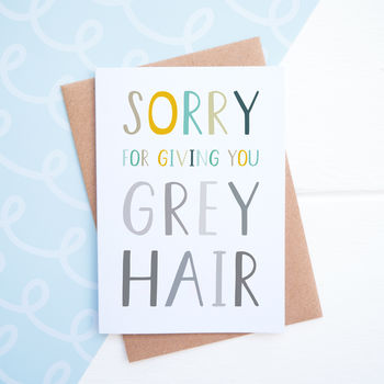Grey Hair Mother's Day Card, 2 of 7
