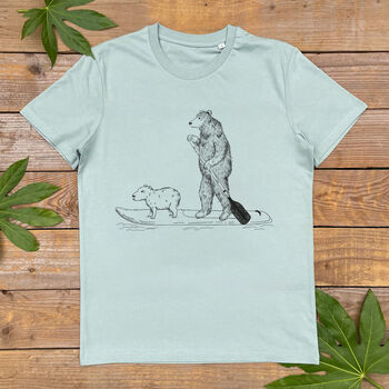 Bear And Capybara T Shirt, 4 of 5