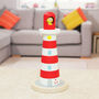 Wooden Stacking Light House With Keeper, thumbnail 1 of 3