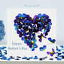 Butterfly Mother's Day Forget Me Not Heart Card, thumbnail 1 of 12