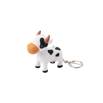 Cow Torch Keyring With Sound Effects, 2 of 2
