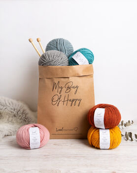Easy Bubble Stitch Cardigan Knitting Kit, 12 of 12