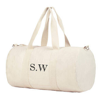 Personalised Initials Weekend, Holiday, Gym Duffle Bag, 2 of 8